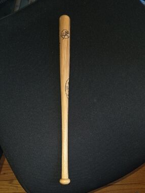 VTG Natural Wood Mini Baseball Bat with  Logo